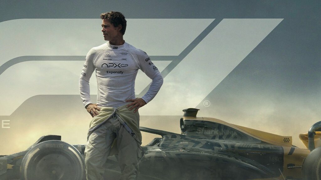Brad Pitt à l'affiche du film F1 juin 2025