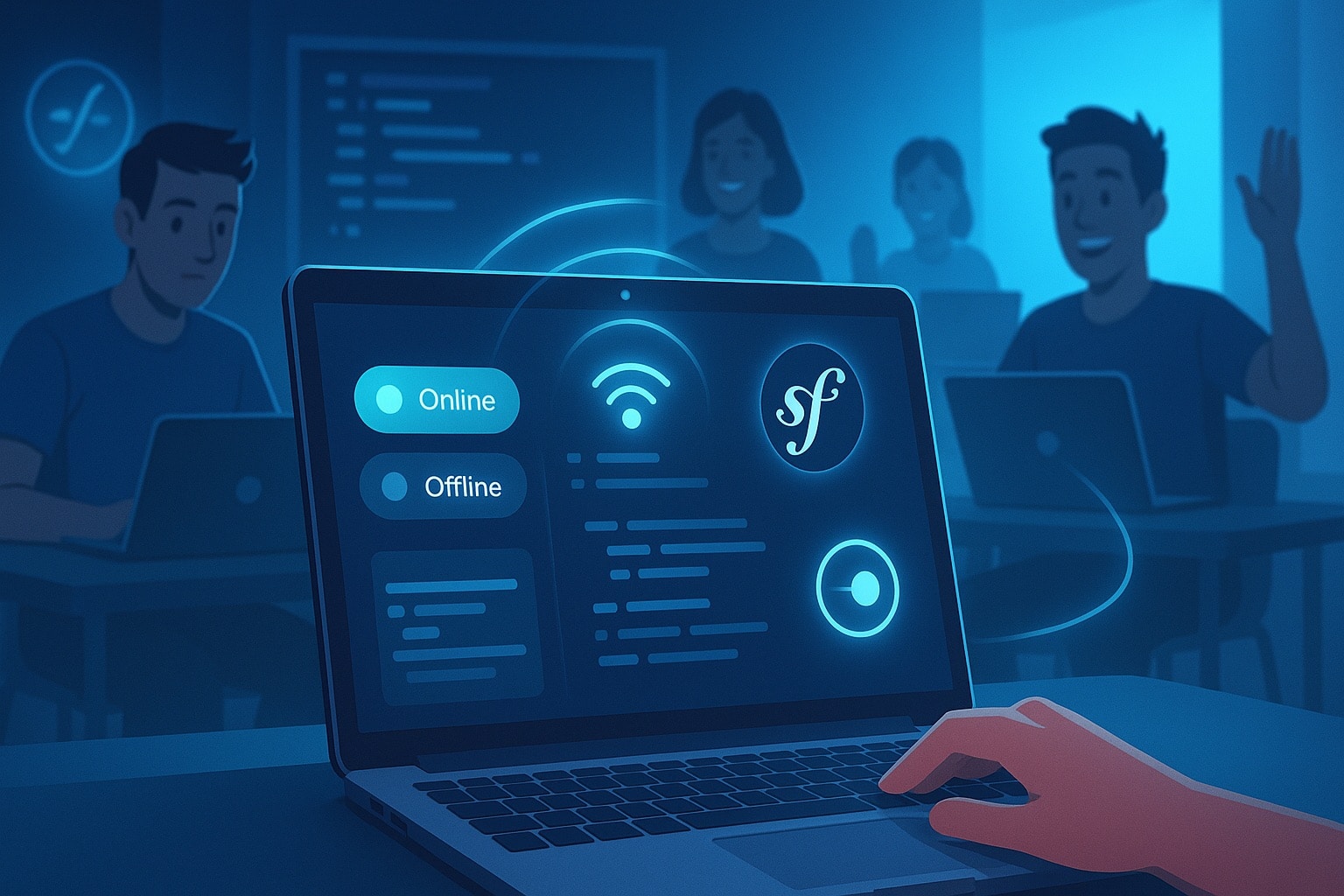 symfony live check with mercure hub