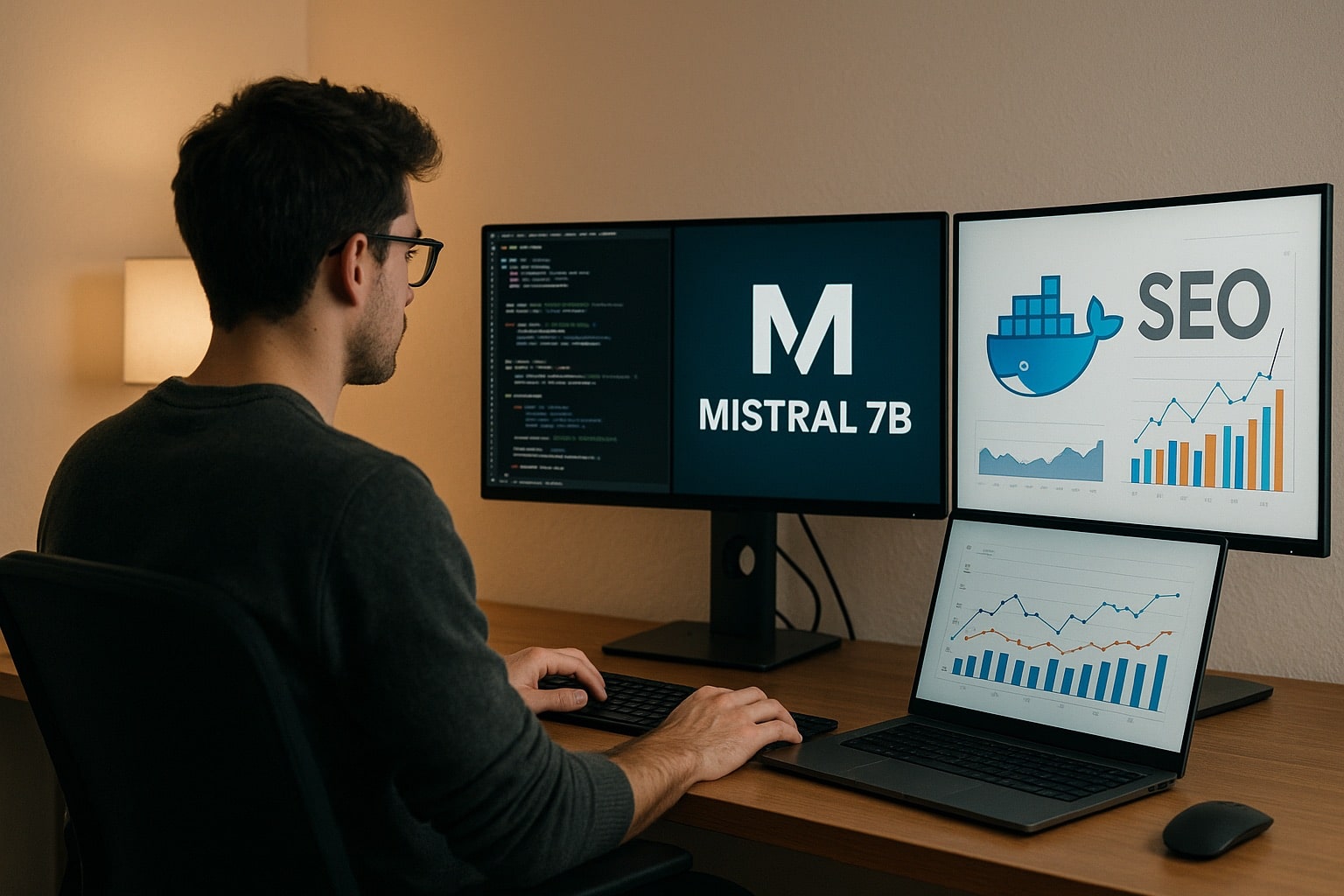 mistral local llm for SEO