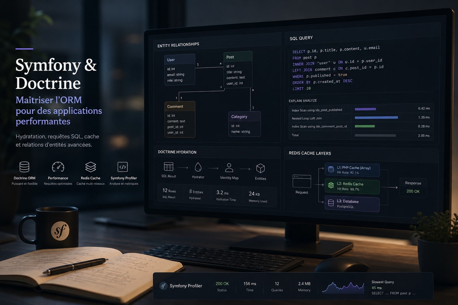 Symfony & Doctrine : usage avancé, performances, cache L2 et architecture ORM