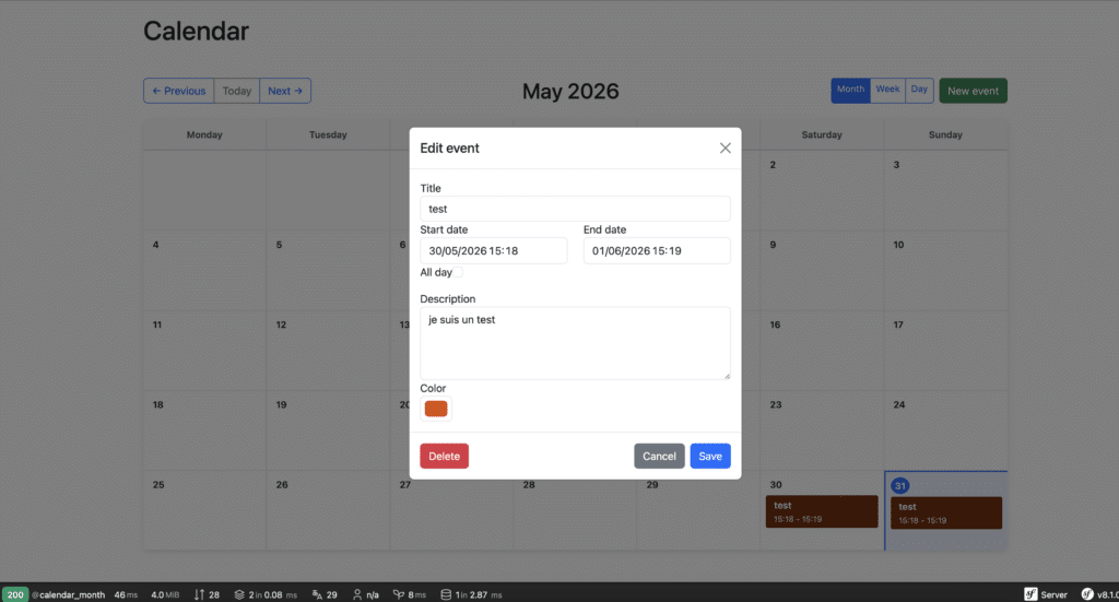 update by turbo stream events